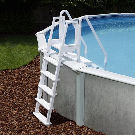 best above ground pool ladder for elderly|More.